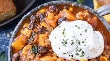 Turkey Sweet Potato Chili Recipe