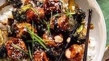Weeknight Sticky Honey Garlic Meatballs