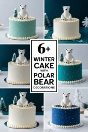 6+ Simple Steps to Create a Winter Cake with Adorable Polar Bear Decorations 6+ Simple Steps to Create a Winter Cake with Adorable Polar Bear Decorations – winter cake with polar bear decorations