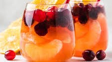 Zero-Proof Cranberry Orange Spritzer