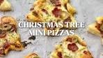 ✨ CHRISTMAS TREE MINI PIZZAS ✨ A festive twist on a ...