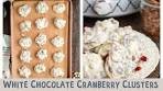 ❄️Slow Cooker White Chocolate Cranberry Clusters