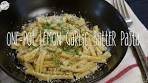 1 Minute Recipe | One-Pot Lemon Garlic Butter Pasta