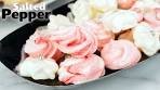 3 Ingredient Peppermint Meringue Cookies