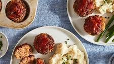 30-Minute Mini Meatloaves with Whipped Cauliflower & Green Beans