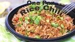 30 Minute One Pan Rice Chilli - Budget Meal