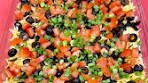 7 Layer Dip perfect for game day! 🏈 #snacks #easyrecipe ...