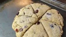 8-Ingredient Coconut Cranberry Scones