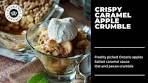 A Crisp Caramel Apple Crumble Recipe - 2 desserts in 1!