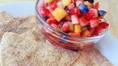 Annie's Fruit Salsa and Cinnamon Chips
