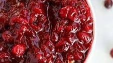 Apple Cider Cranberry Sauce