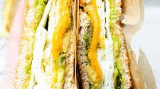 Avocado, Egg, & Cheddar Breakfast Sandwich