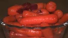 Baby Carrots in Cranberry-Orange Brandy Sauce