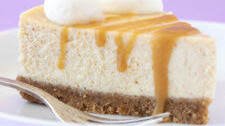 Baked Eggnog Cheesecake