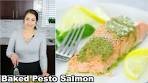 Baked Pesto Salmon