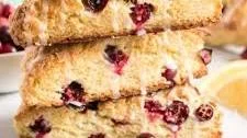 Bakery Style Cranberry Lemon Scones
