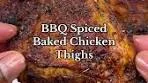 BBQ Spiced Baked Chicken Thighs Full Recipe - Ingredients ...