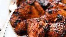 BBQ-Spiced Chicken Thighs with Tangy Honey Glaze