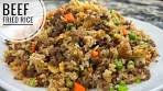 Beef Fried Rice | Ground Beef Recipe | Easy Fried Rice ...