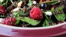 Berry Quinoa Salad with Lemon Honey Dressing
