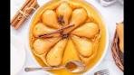 Best Baked Spiced Pear Tarte Tatin, Easy Recipe