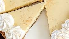 Best Boozy Eggnog Cheesecake