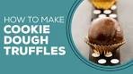 Blast from the Past: Cookie Dough Truffles Recipe | No Bake ...