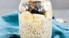 Blueberry Almond Overnight Oats