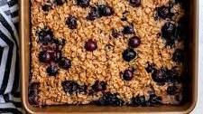 Blueberry Maple Baked Oatmeal