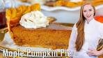 Bourbon Maple Pumpkin Pie - Perfect for Thanksgiving