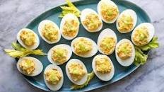 Buffalo Blue Cheese Deviled Eggs