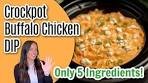 Buffalo chicken dip (Crock pot)