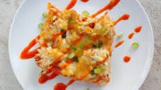 Buffalo Chicken Enchilada Casserole