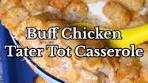 Buffalo Chicken Tater Tot Casserole Recipe