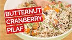 Butternut & Cranberry Rice Pilaf