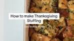Buttery Garlic & Herb Stuffing Recipe for Thanksgiving