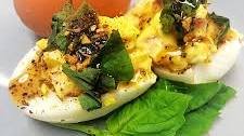Caprese Deviled Eggs