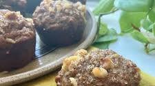 Caramelized banana nut muffins