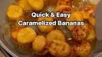 Caramelized Bananas One of my favorites to add to oatmeal ...