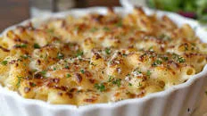 Caramelized Onion Baked Mac and Cheese