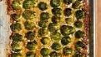 Cheesy Baked Brussels Sprouts Preheat oven to 425° 1/2 lb ...