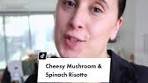 Cheesy Mushroom & Spinach Risotto 🤤 #risottorecipe ...