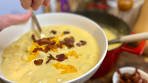 Cheesy Potato Soup- The Lazy Girls Kitchen