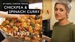 Chetna Makan's Chickpea & Spinach Curry | At Home | Waitrose