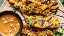 Chicken Satay with Peanut Sauce