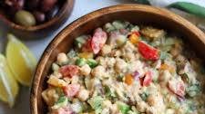 Chickpea Tahini Salad