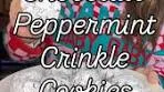 Chocolate Peppermint Crinkle Cookies! Episode 32 of my 45 ...