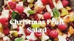 Christmas Fruit Salad A quick, easy and festive fruit salad you ...