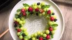 Christmas Fruit Wreath! A HIT at your next holiday party