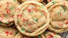 Christmas Sprinkle Sugar Cookies